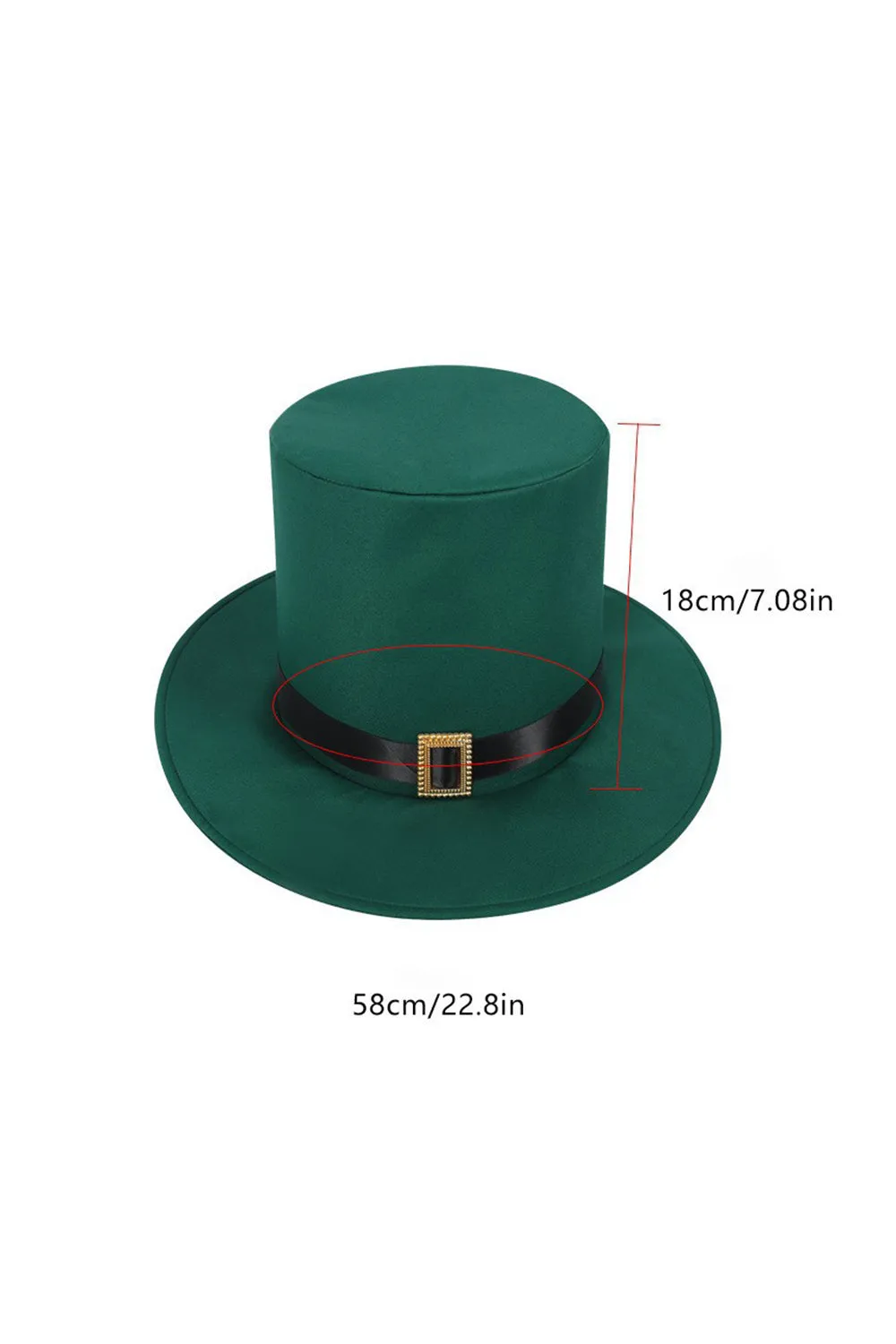 Retro Green Shamrock Slim Fit Tuxedo Jacket with Hat sold by Zapaka product image thumbnail 3