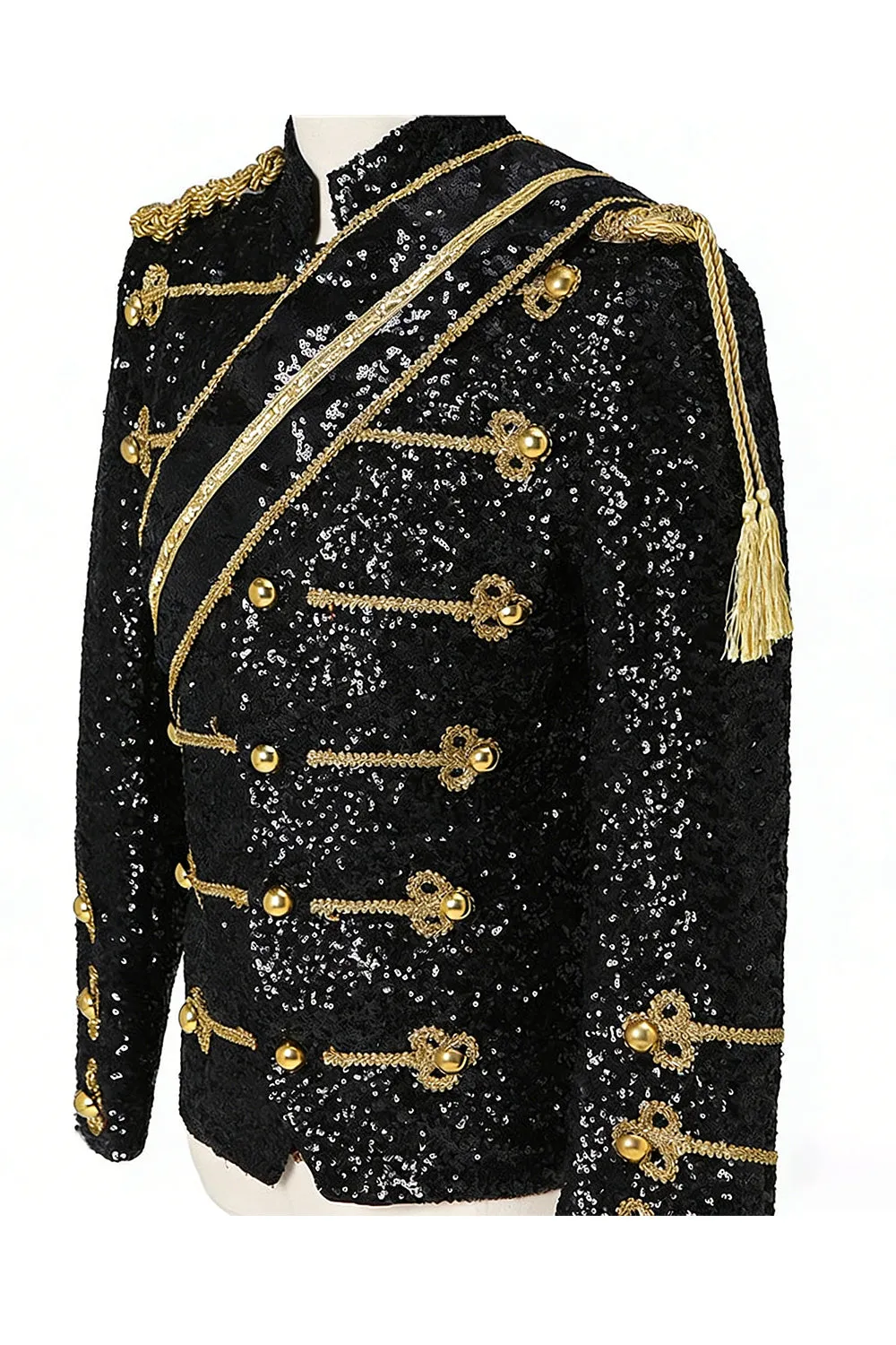 Single Breasted Black Men's Suits with Sequins sold by Zapaka product image thumbnail 5