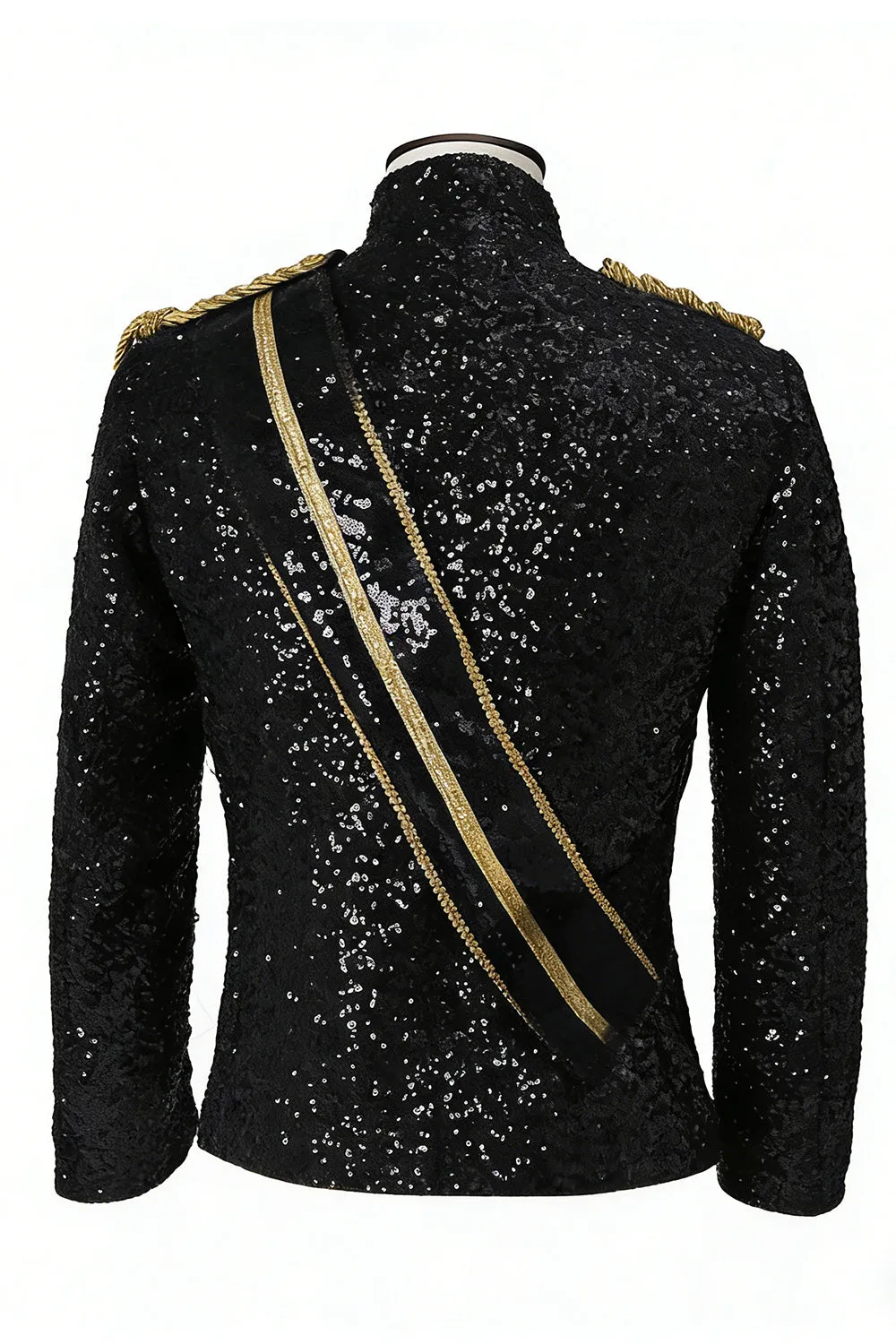 Single Breasted Black Men's Suits with Sequins sold by Zapaka product image thumbnail 3