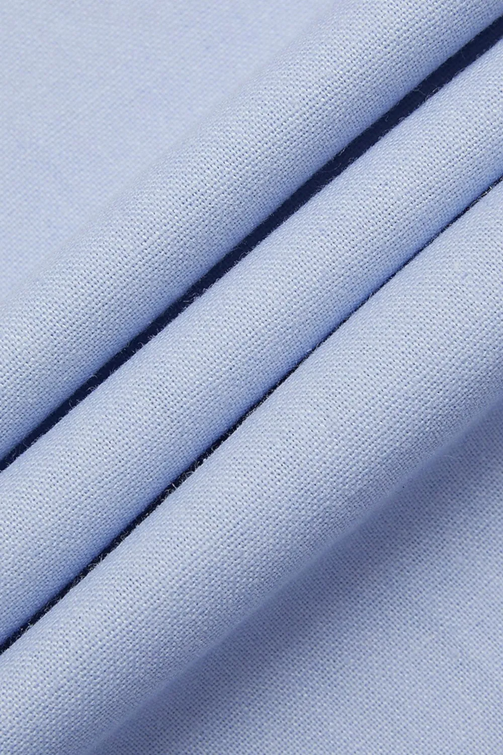 Blue Notched Lapel Single Breasted Men's Wedding Suits sold by Zapaka product image thumbnail 4