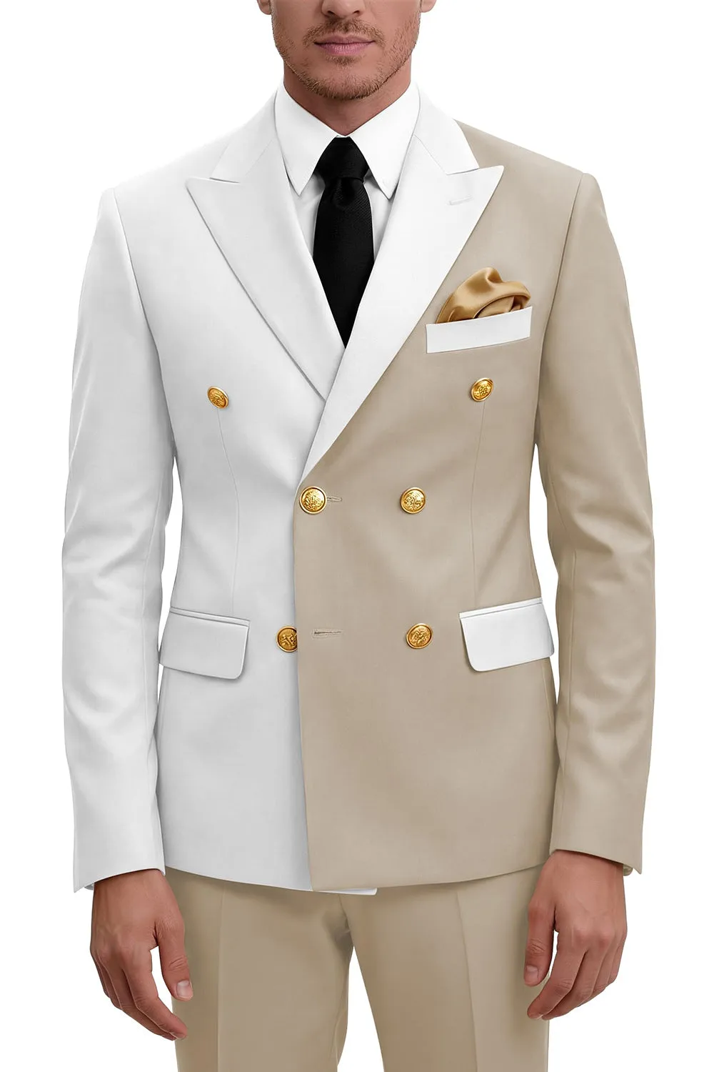 Purple 2 Piece Peak Lapel Double Breasted Men's Prom Suits sold by Zapaka product image thumbnail 5