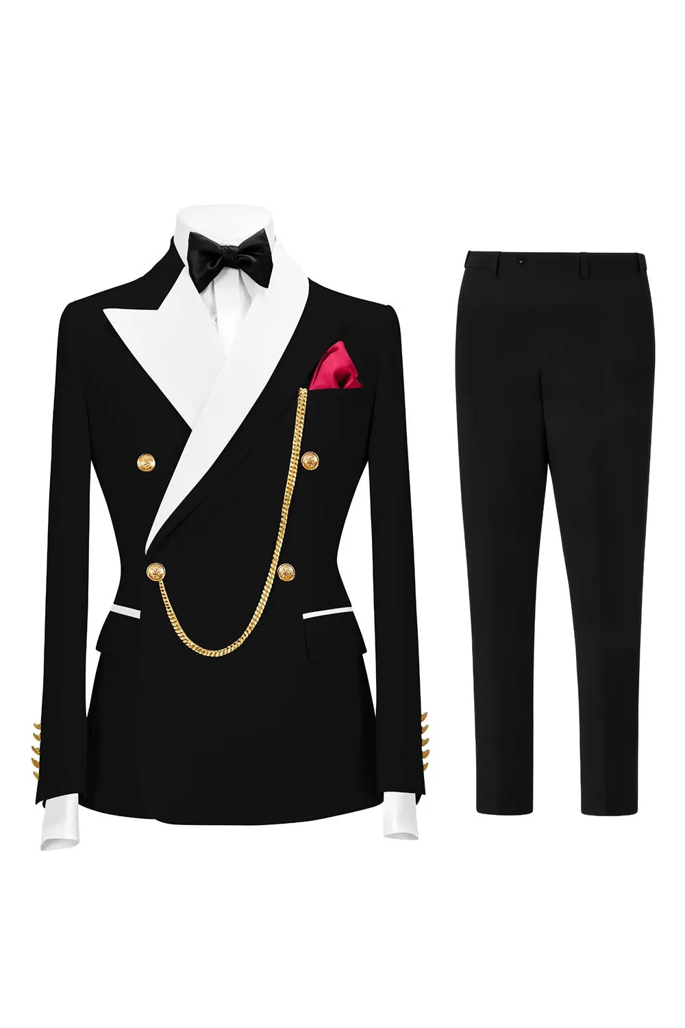 Sage Green 2 Piece Peak Lapel Double Breasted Men's Prom Suits sold by Zapaka product image thumbnail 5