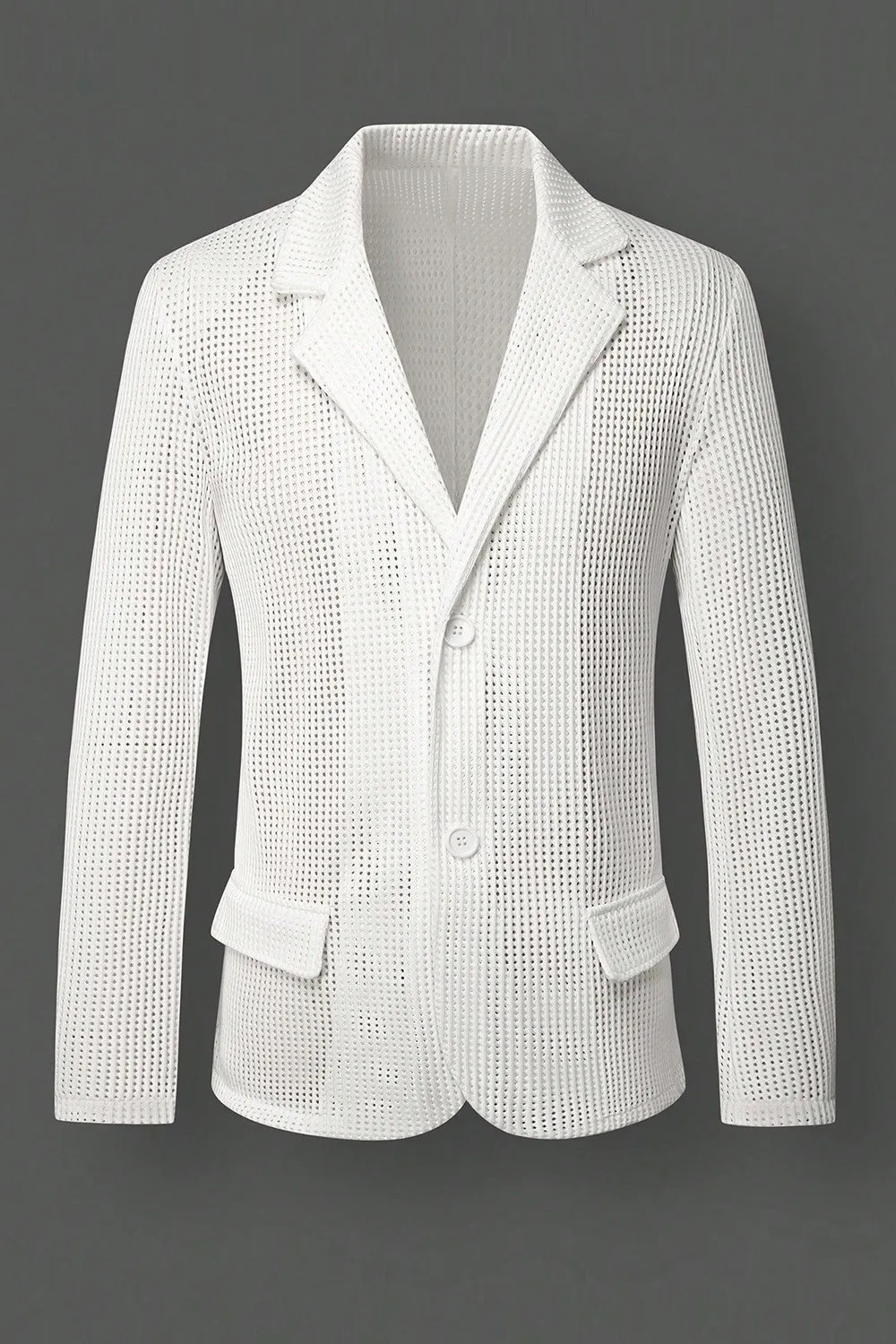 Black Notch Lapel Single Breasted Men's Jacket sold by Zapaka product image thumbnail 4