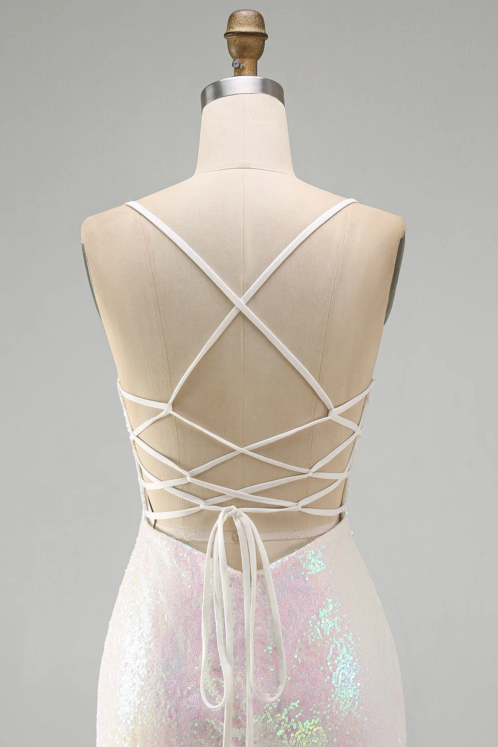 Sparkly Pink Bodycon Sequins Floral Short Homecoming Dress with Beading sold by Zapaka product image thumbnail 5