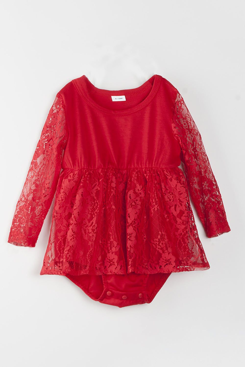 Red Lace Dresses and Long Sleeves T-Shirt Family Matching Outfits sold by Zapaka product image thumbnail 12