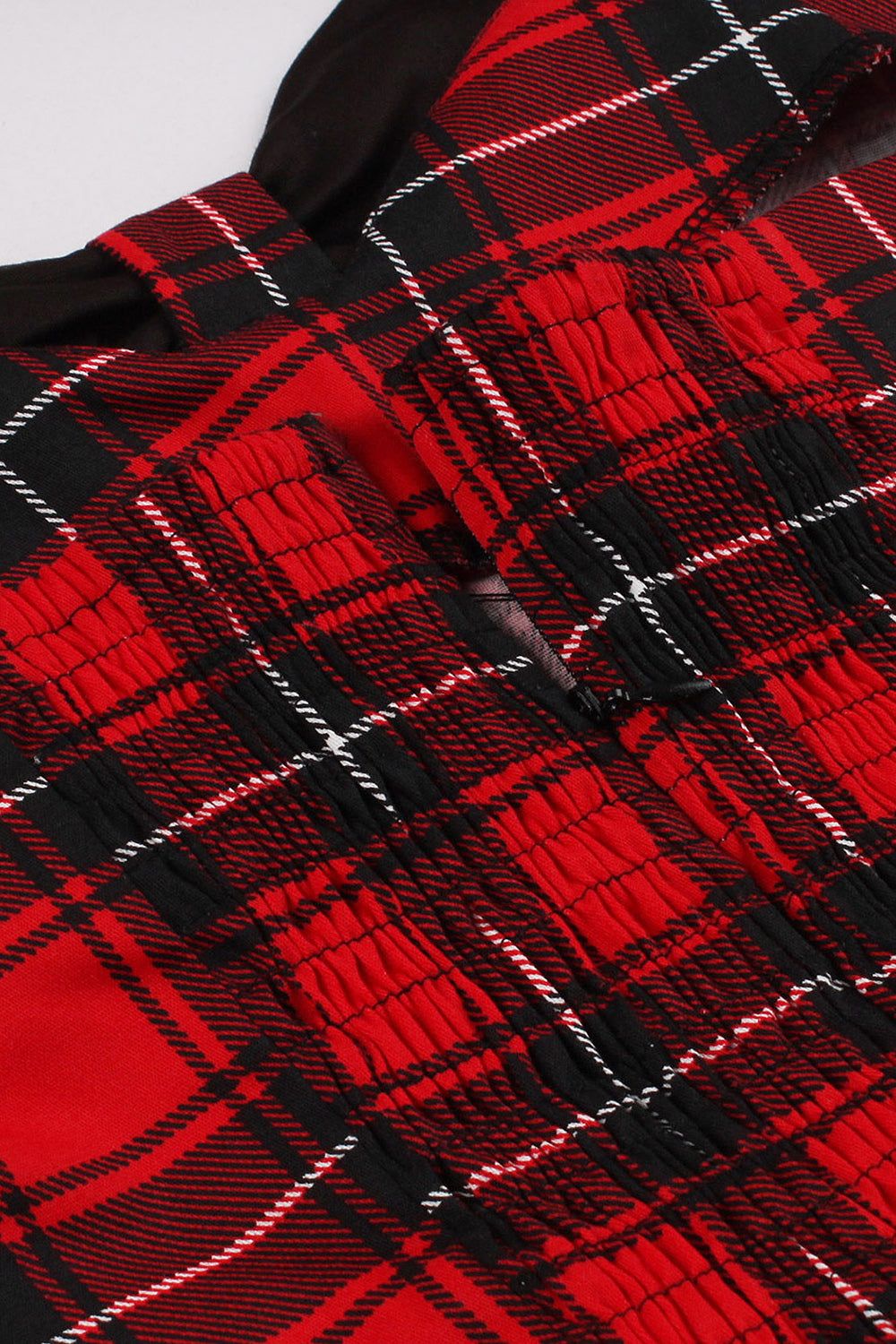 Halter Plaid Red Vintage Dress sold by Zapaka product image thumbnail 5