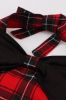 Halter Plaid Red Vintage Dress sold by Zapaka