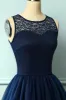 Navy Lace Party Dress sold by Zapaka