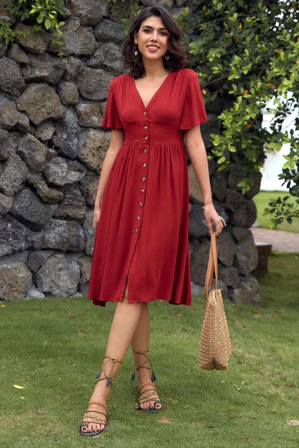 Retro Style Summer Casual Dress sold by Zapaka