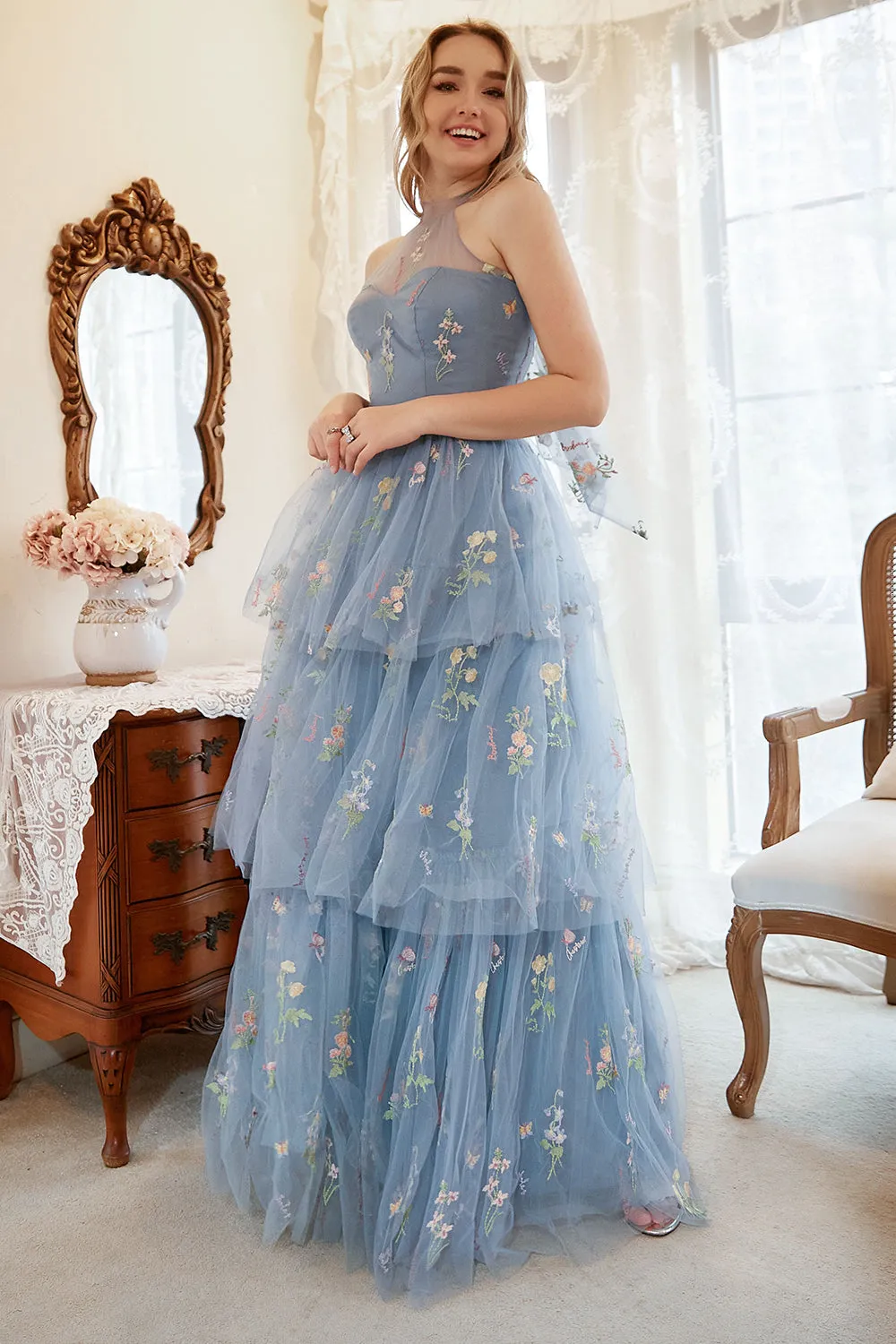 Women's Trendy Long Prom Dress U.S. Warehouse Stock Clearance - Only $59.9 sold by Zapaka product image thumbnail 3