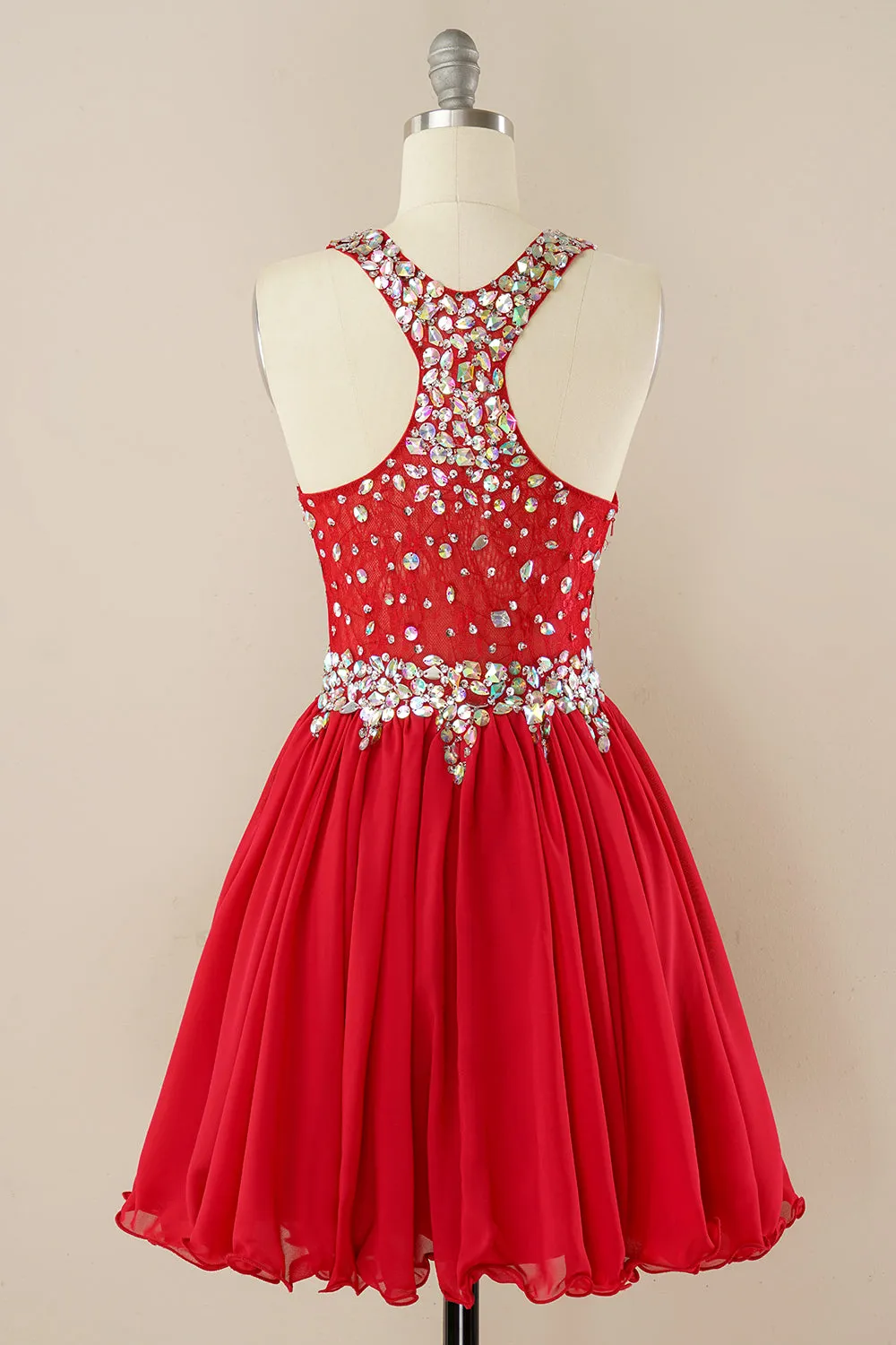 Red Beading Homecoming Dress sold by Zapaka product image thumbnail 2