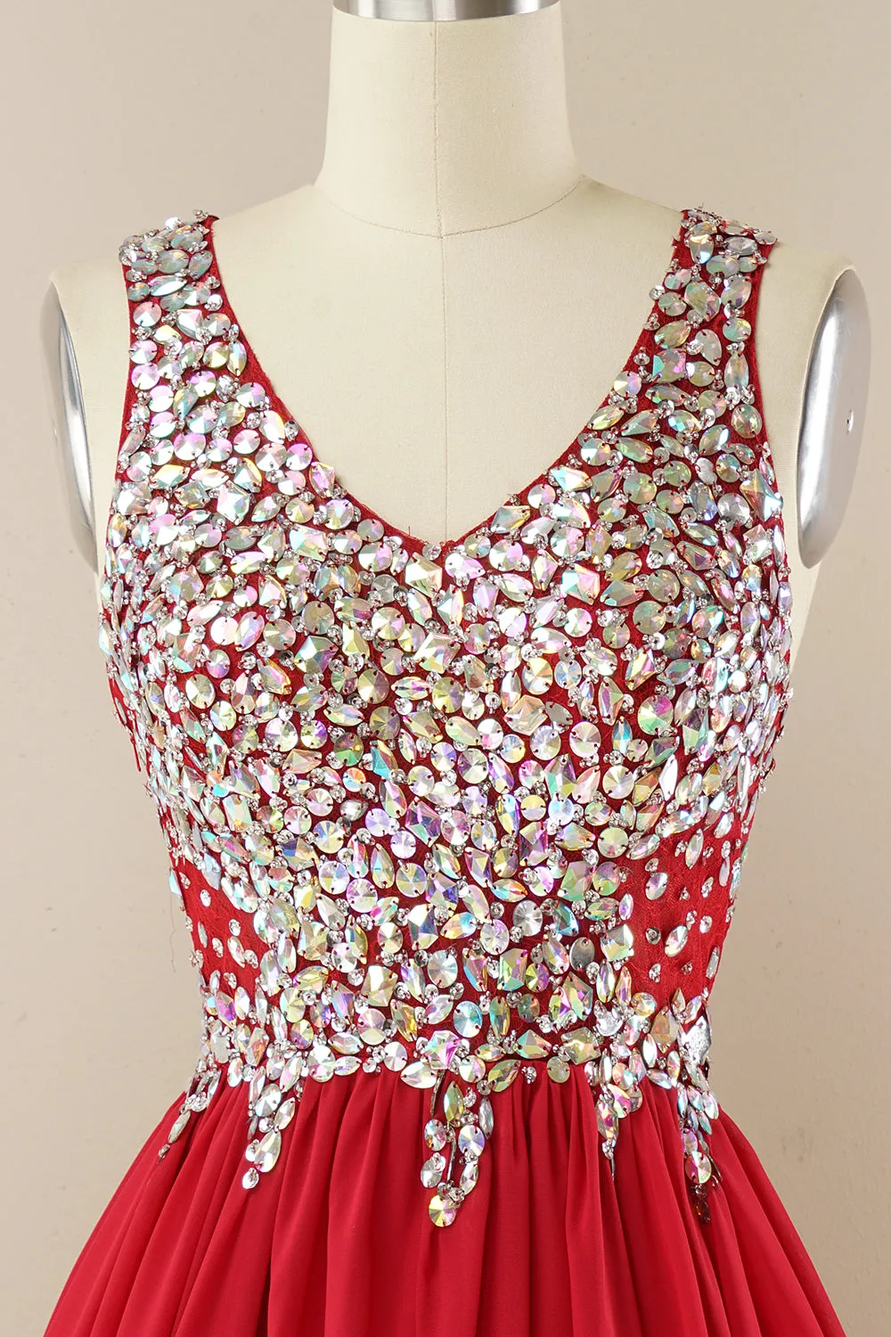 Red Beading Homecoming Dress sold by Zapaka product image thumbnail 3