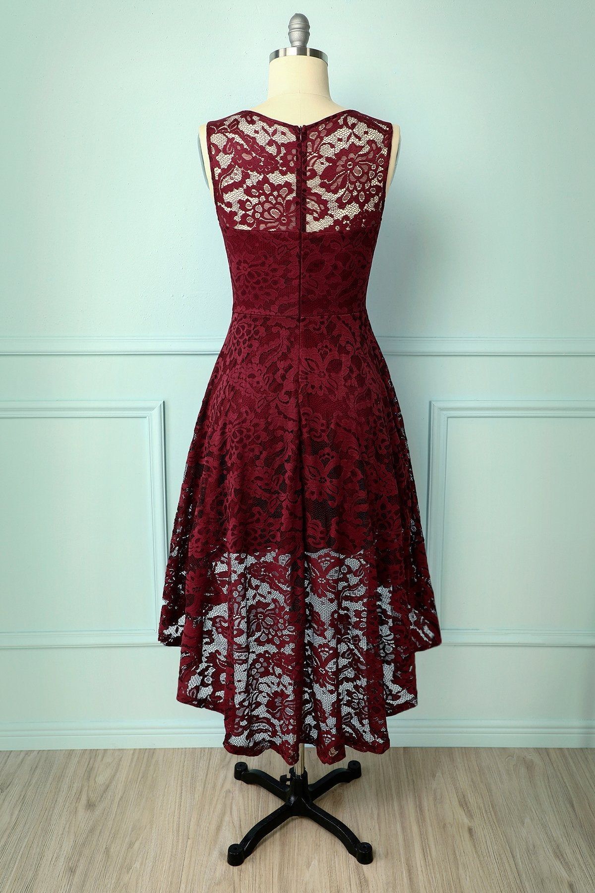 Asymmetrical Lace Dress sold by Zapaka product image thumbnail 2