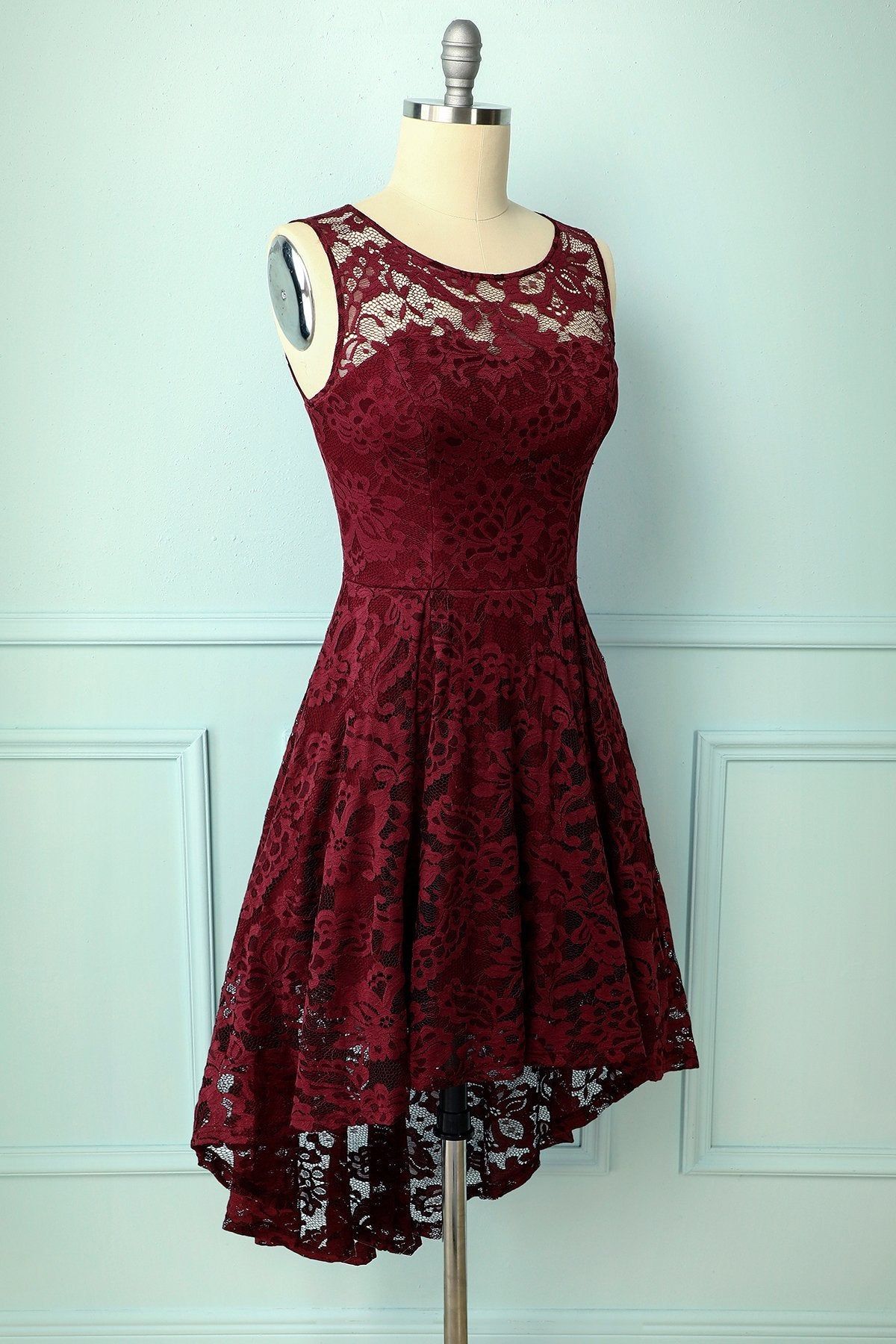Asymmetrical Lace Dress sold by Zapaka product image thumbnail 5
