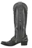 Black Boho Style High Boots sold by Zapaka