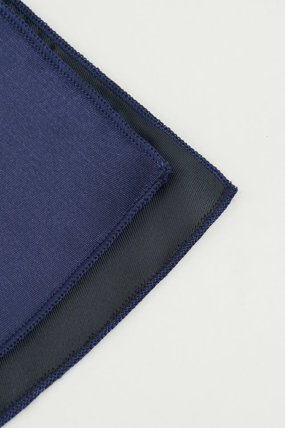Navy Silk Pocket Square sold by Zapaka product image thumbnail 4