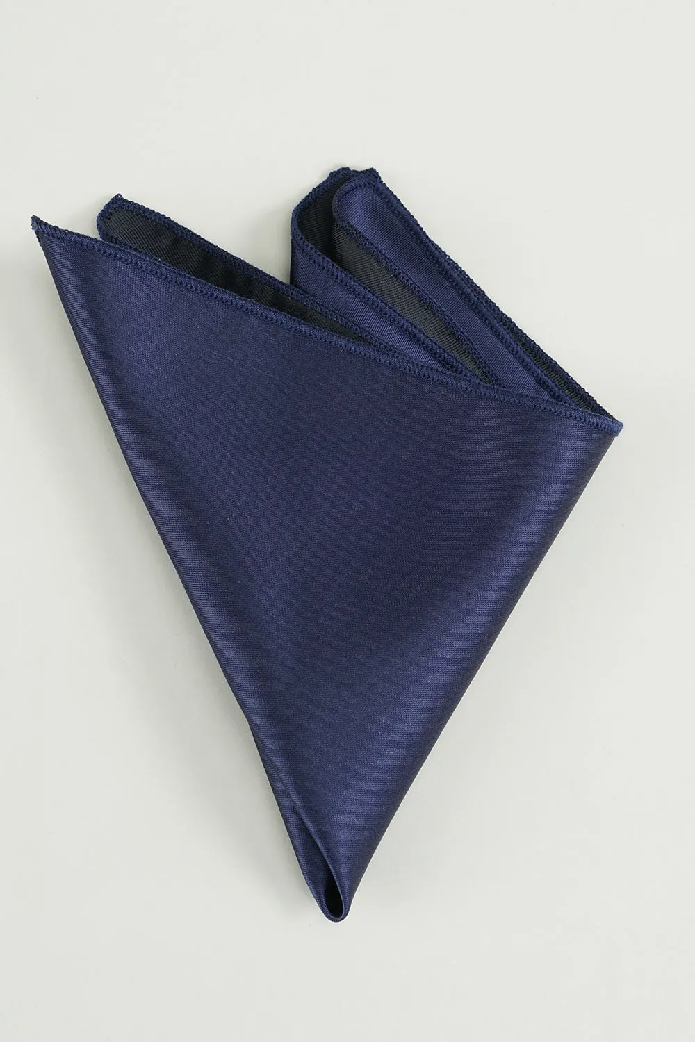 Navy Silk Pocket Square sold by Zapaka product image thumbnail 2