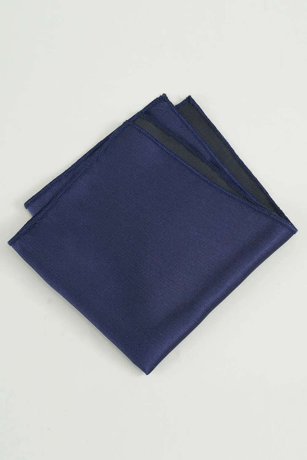 Navy Silk Pocket Square sold by Zapaka product image thumbnail 3