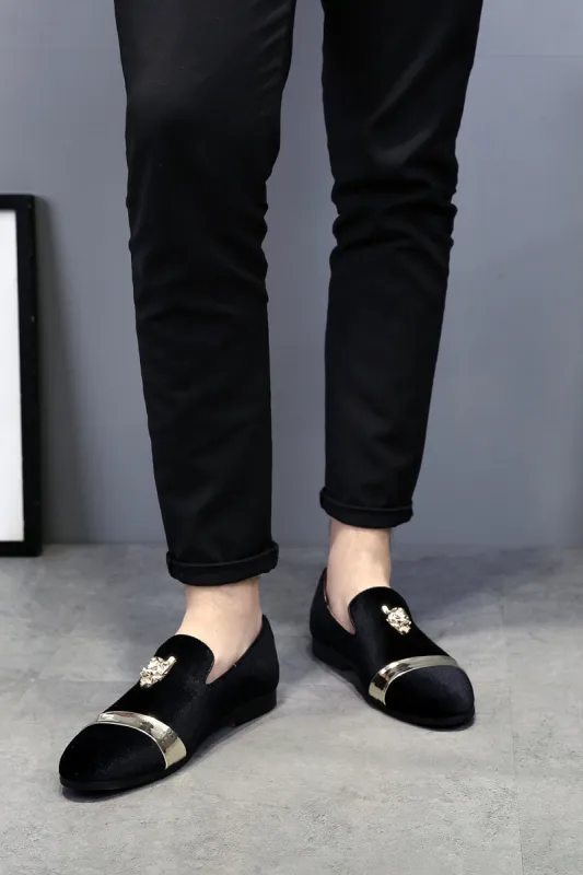 Black Men's Wedding Party Shoes sold by Zapaka