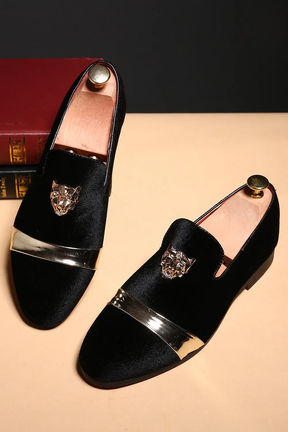 Black Men's Wedding Party Shoes sold by Zapaka product image thumbnail 2