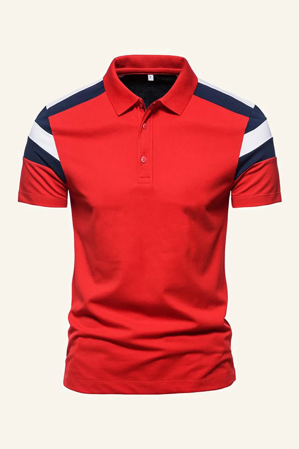 Dark Navy Short Sleeve Casual Polo Shirt sold by Zapaka product image thumbnail 5