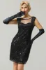 1920s Sequined Flapper Dress sold by Zapaka