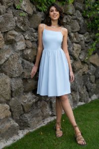Cute A Line Spaghetti Straps Summer Dress sold by Zapaka