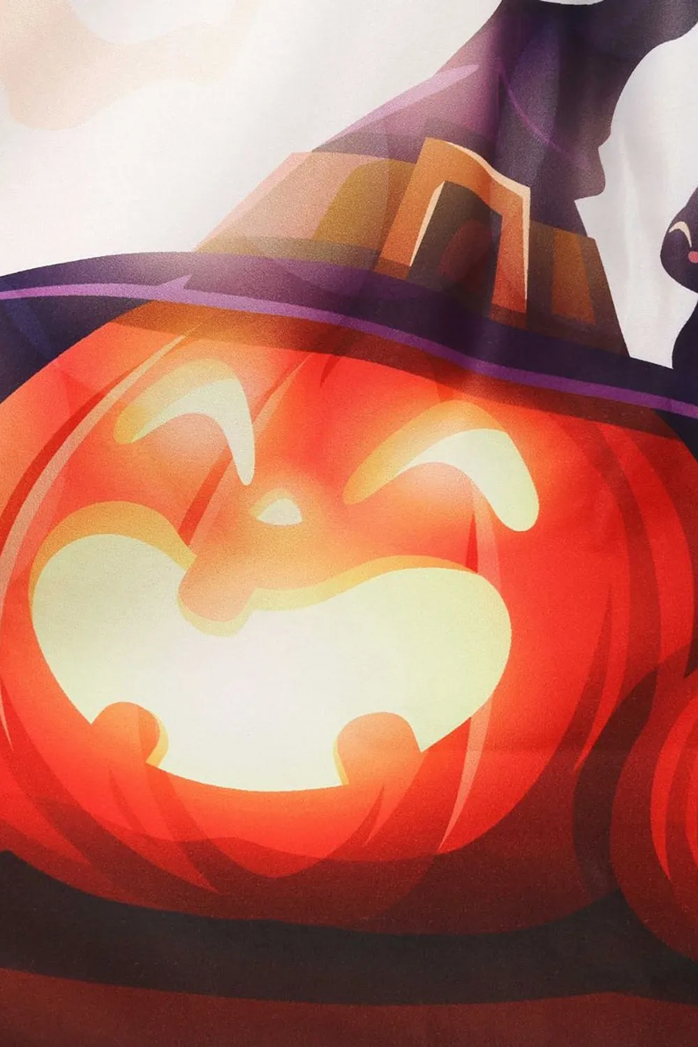 Vintage Crew Neck Lace Panel Print Halloween Dress sold by Zapaka product image thumbnail 5