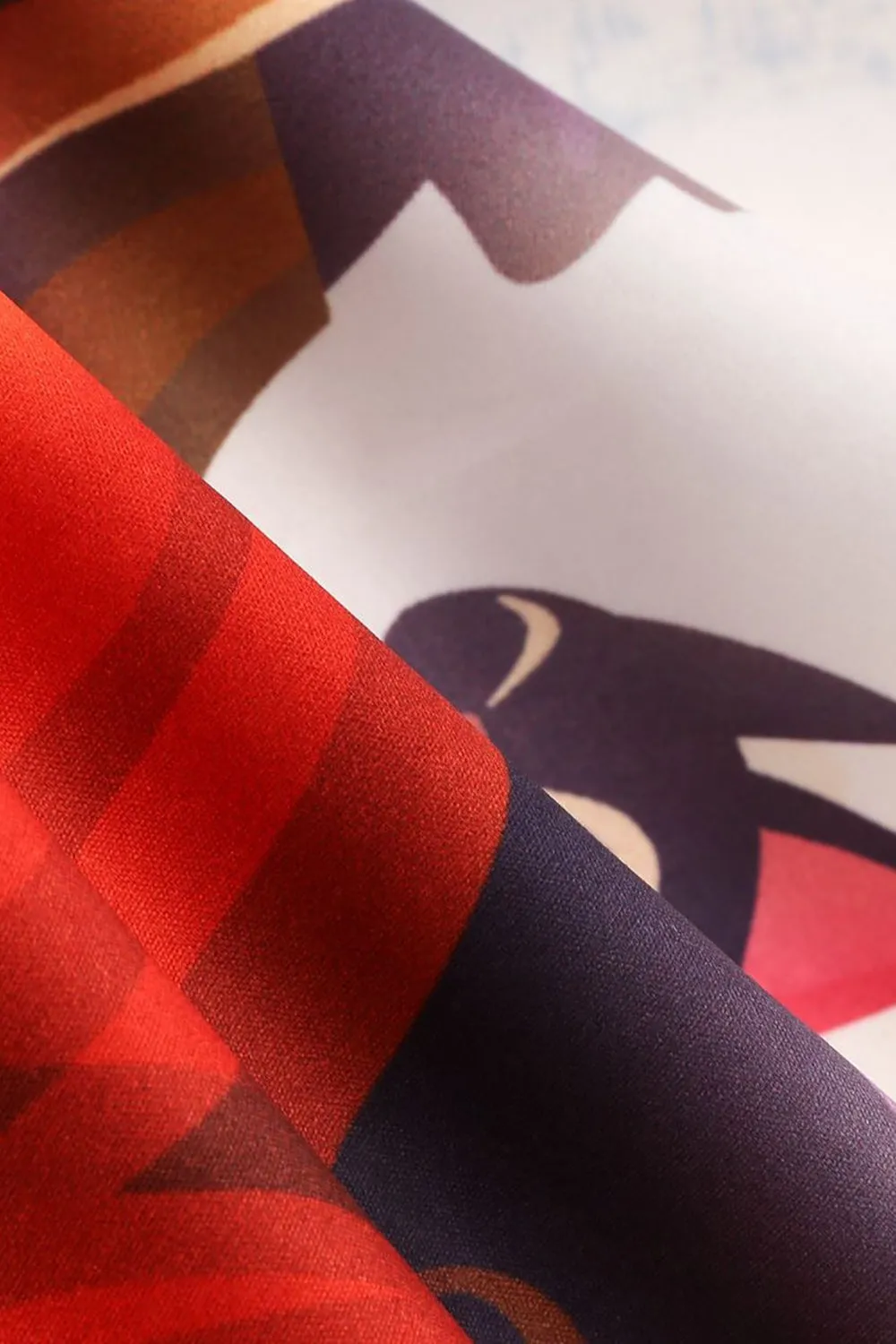 Vintage Crew Neck Lace Panel Print Halloween Dress sold by Zapaka product image thumbnail 4