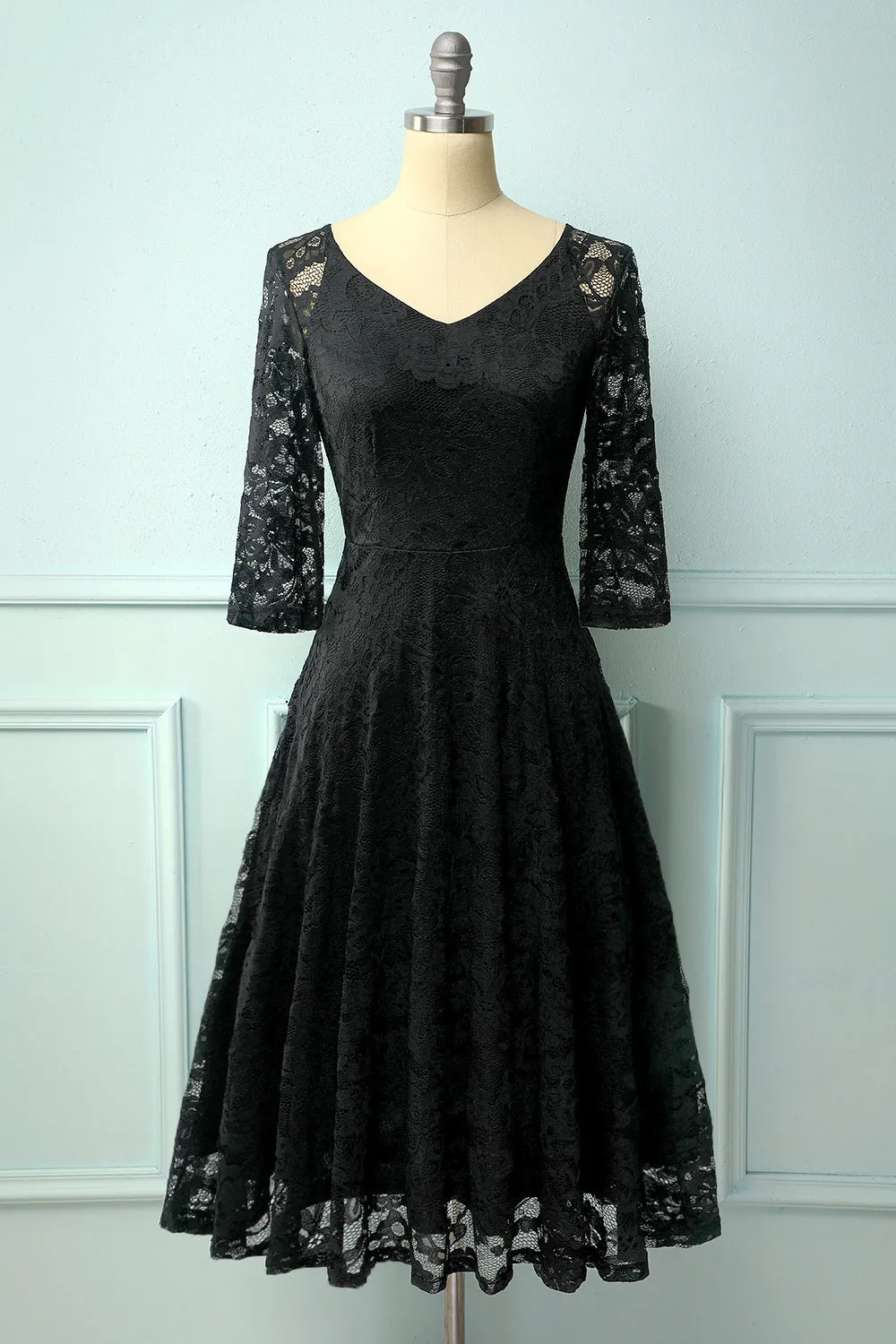 Black Lace Midi sold by Zapaka
