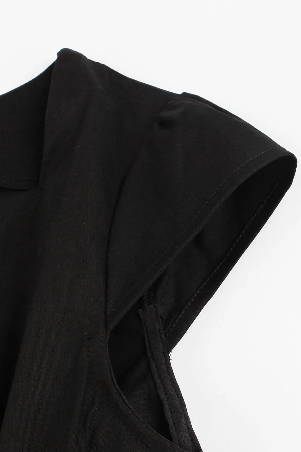 Black Lace-up Vintage Halloween Dress sold by Zapaka product image thumbnail 3