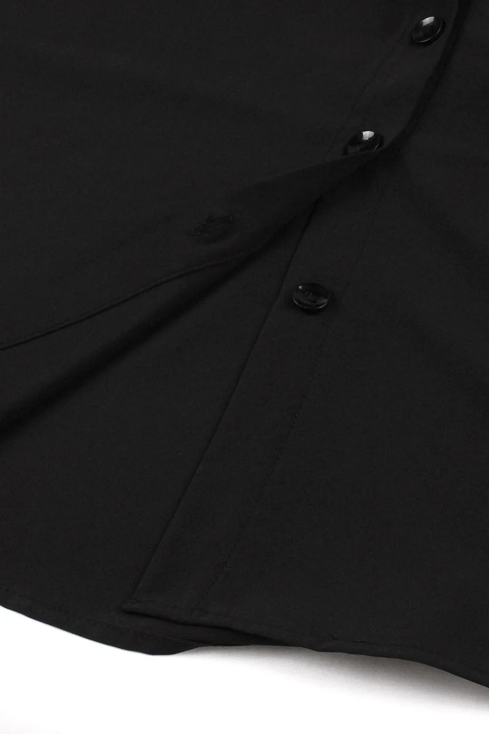 A Line Halter Neck Polka Dots Black 1950s Dress sold by Zapaka product image thumbnail 5