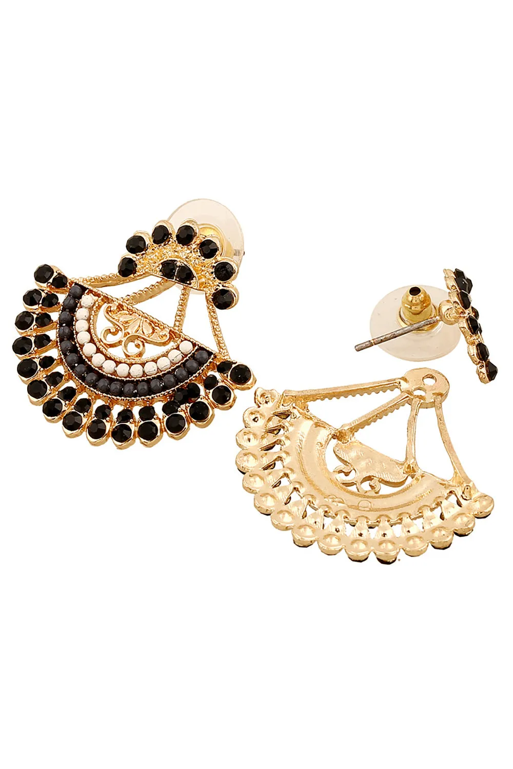 Black Boho Style Earrings sold by Zapaka product image thumbnail 5