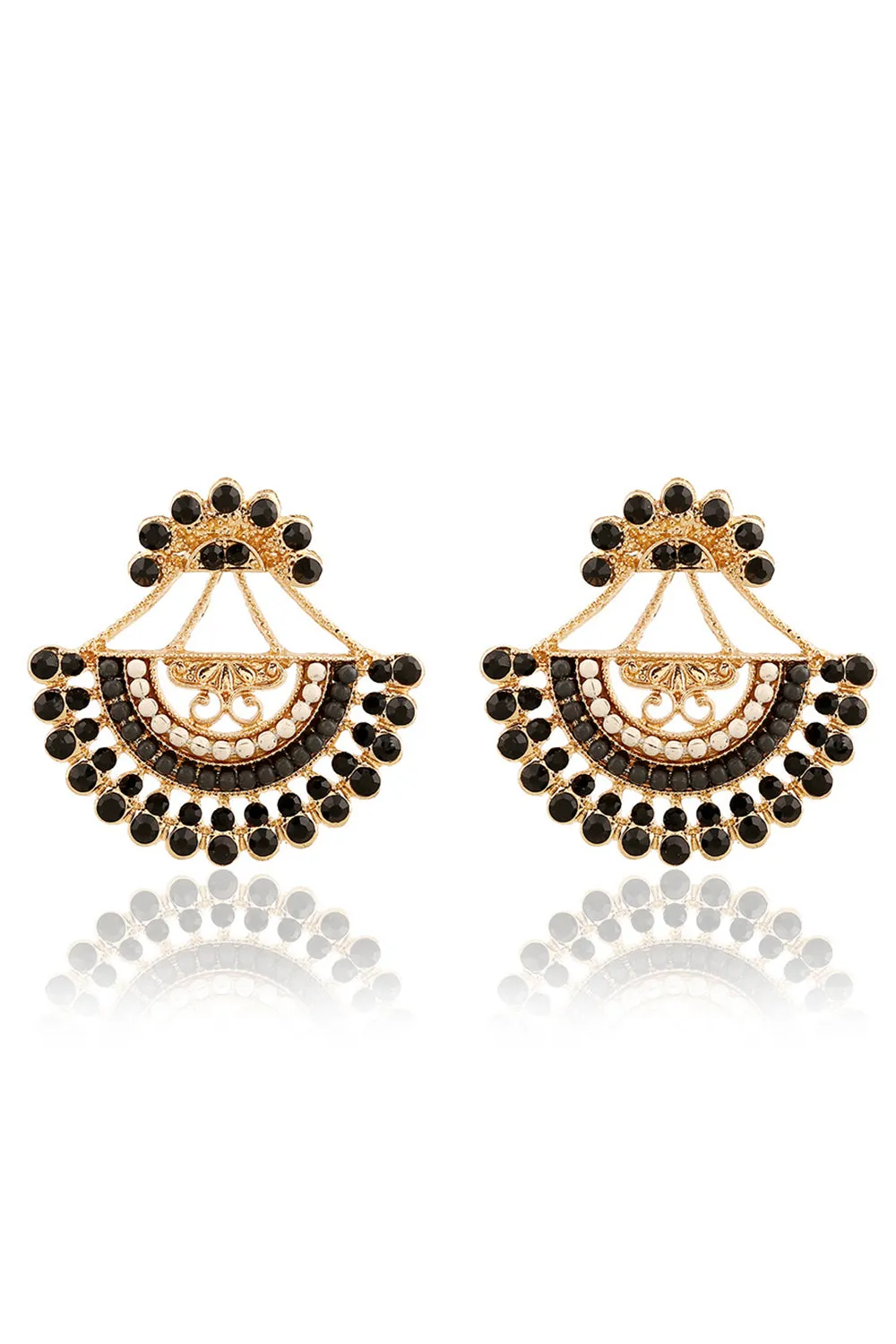 Black Boho Style Earrings sold by Zapaka product image thumbnail 2