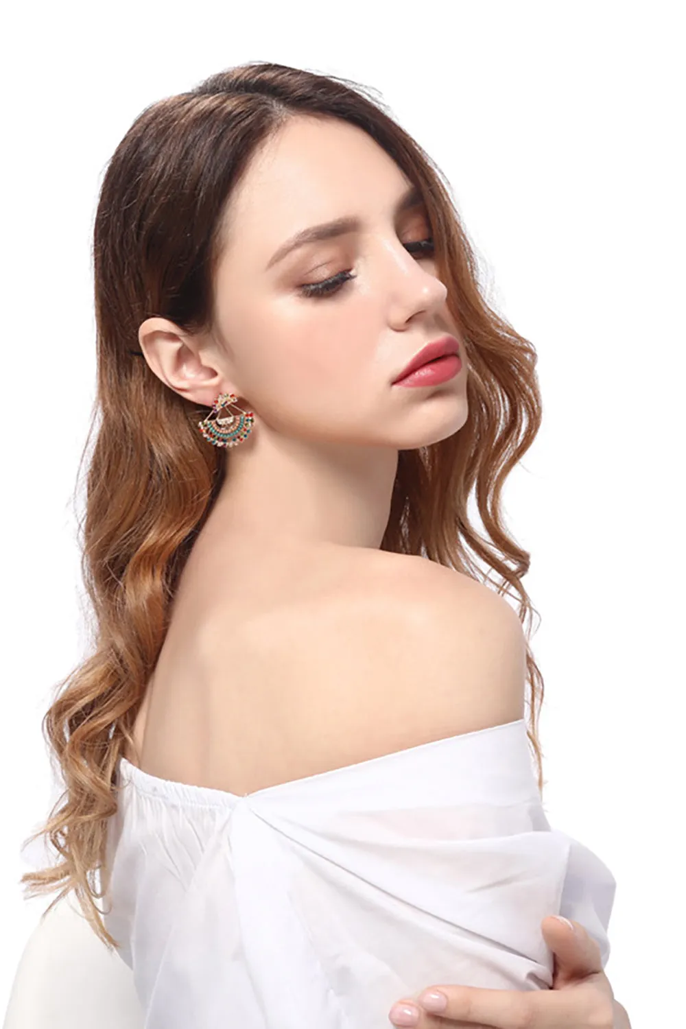 Black Boho Style Earrings sold by Zapaka product image thumbnail 4