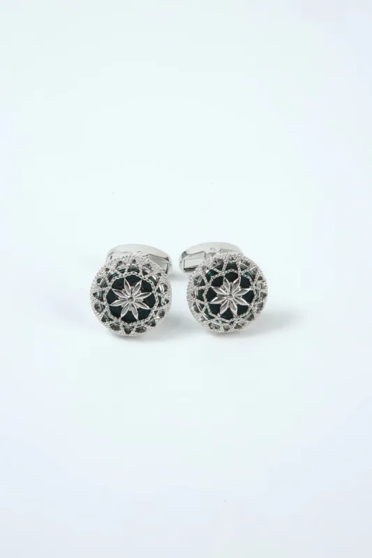 Black Sparkly Tuxedo Shirts Cufflinks for Men sold by Zapaka