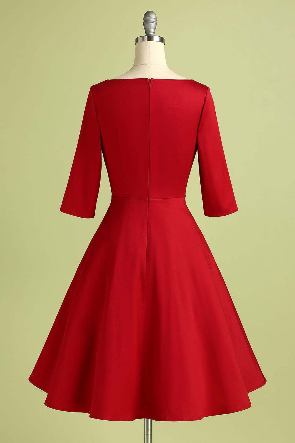 Red Crepe Formal Dress sold by Zapaka product image thumbnail 3