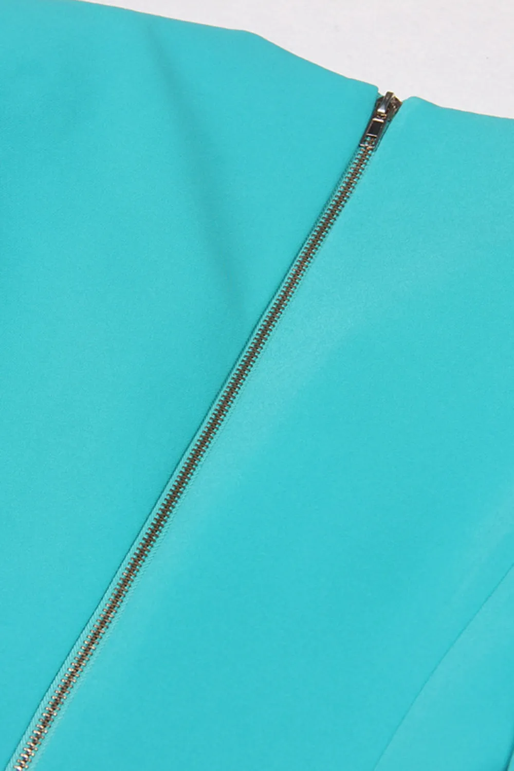 Lake Blue Peak Lapel Long Sleeves One Button Women Blazer sold by Zapaka product image thumbnail 4