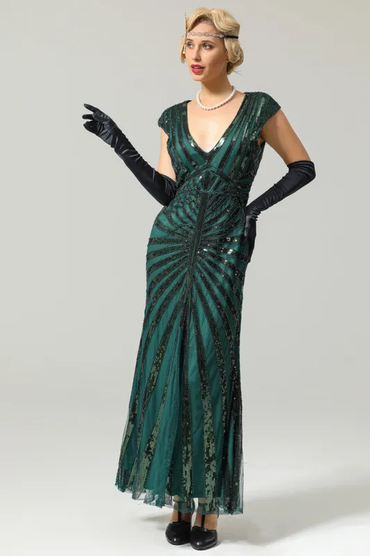 Sequined Mermaid 1920s Dress sold by Zapaka