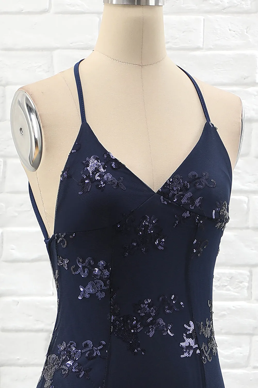 Spaghetti Straps Mermaid Party Dress sold by Zapaka product image thumbnail 4