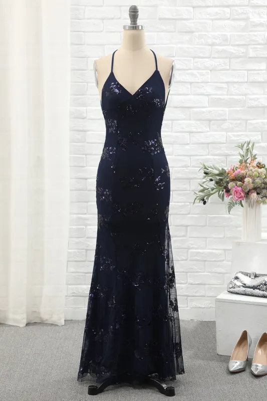 Spaghetti Straps Mermaid Party Dress sold by Zapaka