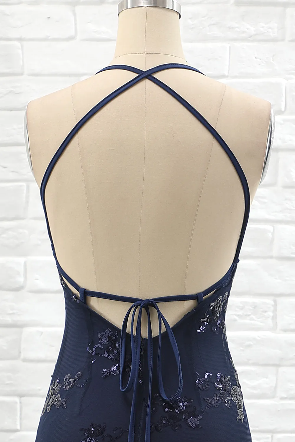 Spaghetti Straps Mermaid Party Dress sold by Zapaka product image thumbnail 5