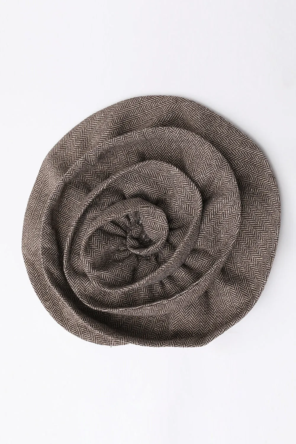 Coffee Floral Notched Lapel Blazer sold by Zapaka product image thumbnail 4