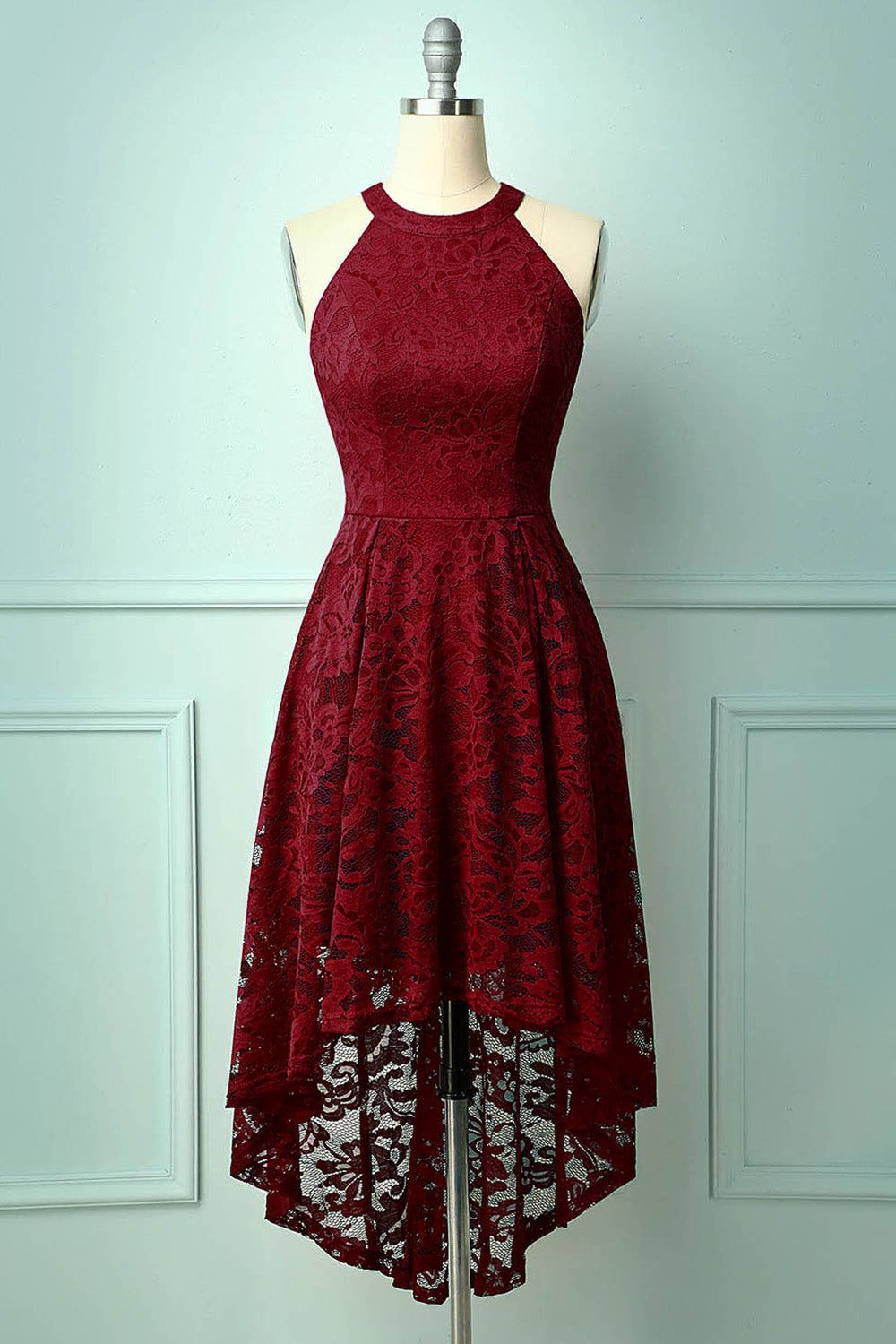 Burgundy Red Dress sold by Zapaka