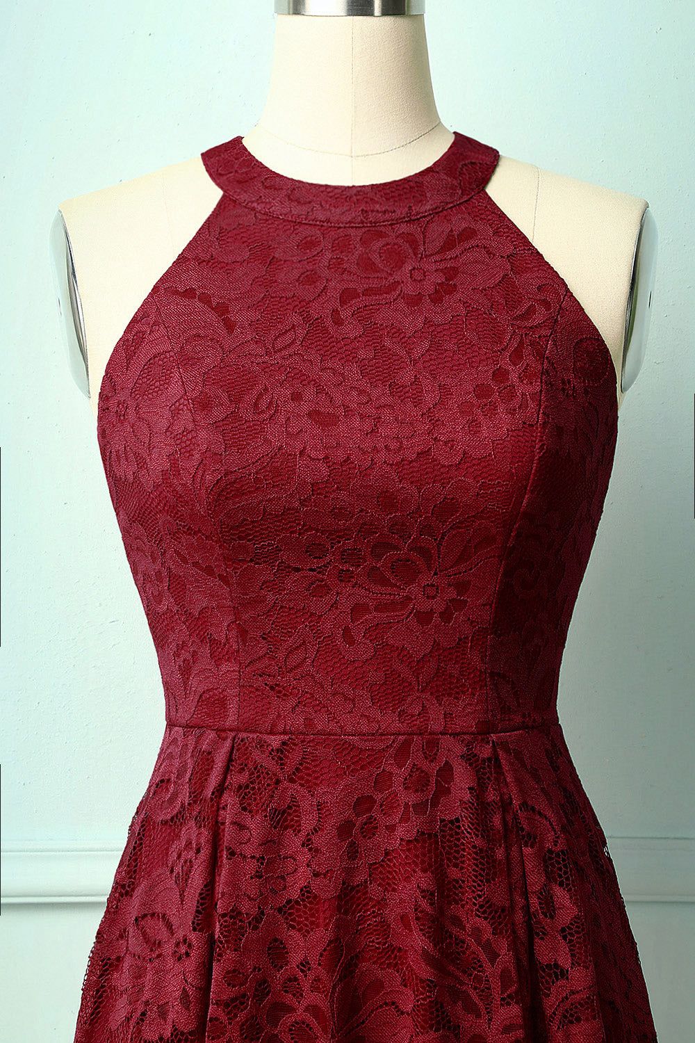 Burgundy Red Dress sold by Zapaka product image thumbnail 3