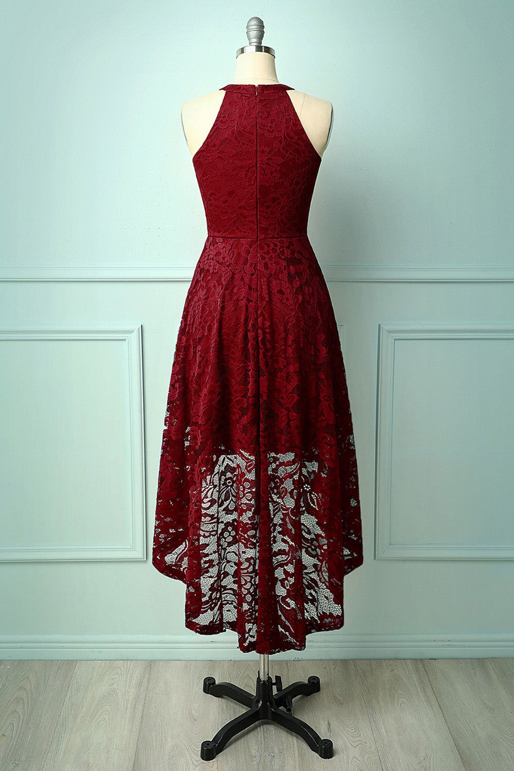 Burgundy Red Dress sold by Zapaka product image thumbnail 2