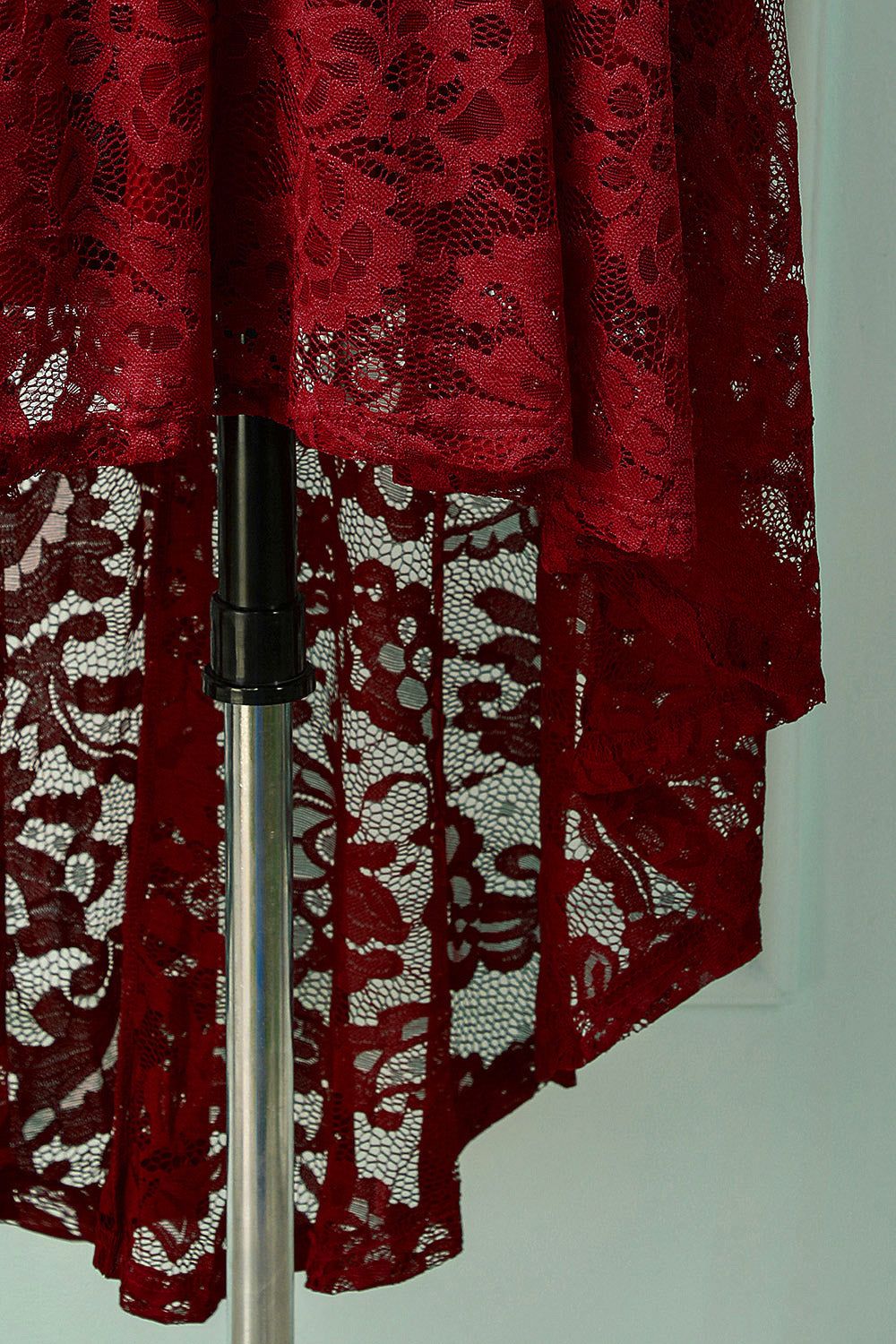 Burgundy Red Dress sold by Zapaka product image thumbnail 5