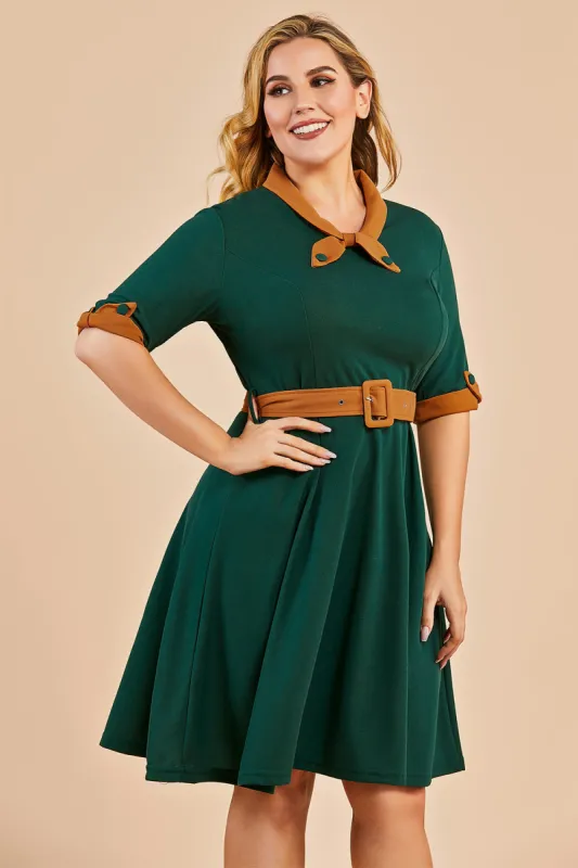 V Neck Swing Vintage Party Dress sold by Zapaka