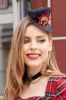 Black Women Halloween Witch Hat with Feather sold by Zapaka