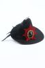 Black Women Halloween Witch Hat with Feather sold by Zapaka